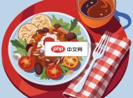 地中海風(fēng)味午餐插畫矢量素材