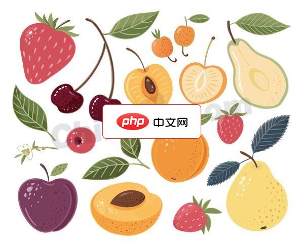 春季水果食材合集矢量素材