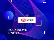 抽象动感音乐节海报矢量模板