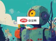 男孩与复古机器人矢量模板