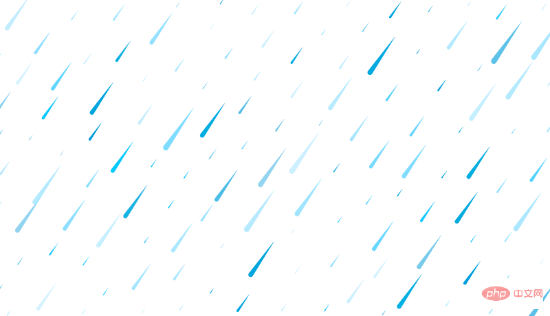 Continuous drizzle vector material (EPS)