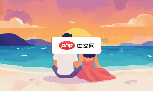 扁平情侣海滩日落插画矢量素材