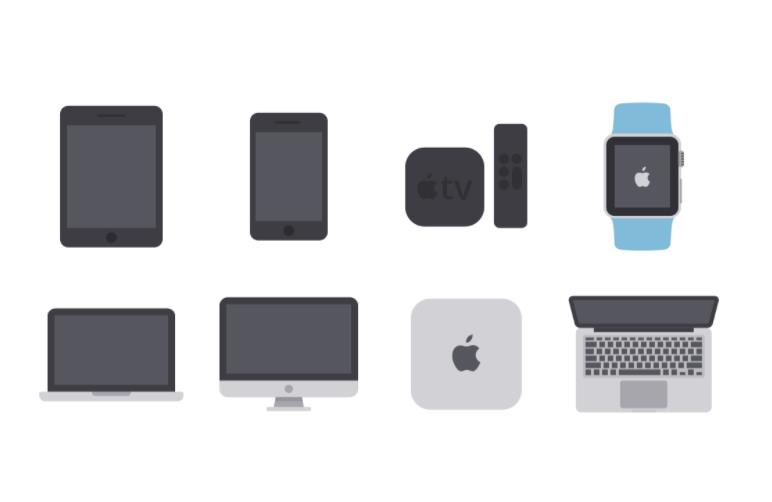 8款苹果设备图标矢量素材(SVG)