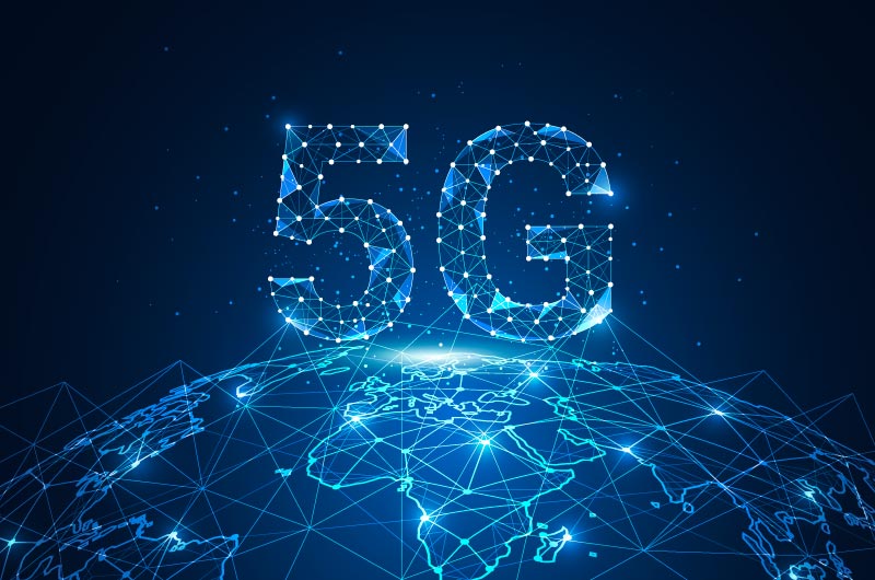 5G全球互联科技背景矢量素材(EPS)