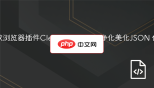 谷歌浏览器插件CleancodeJSON 净化美化JSON 代码