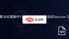 谷歌浏览器插件Firenvim 将浏览器变成Neovim GUI