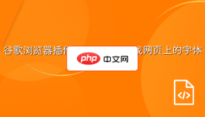 谷歌浏览器插件What Font 查找网页上的字体